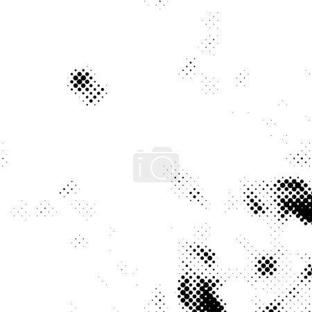 Illustration for Halftone dots vector texture. Gradient halftone dots background in pop art style. Black and white pattern texture. Grunge halftone vector background. - Royalty Free Image