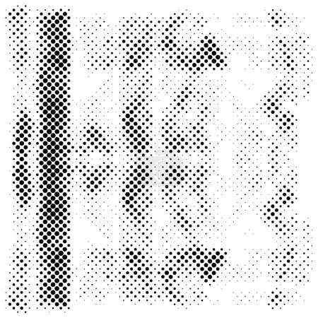 Ilustración de Fondo abstracto geométrico blanco y negro con puntos - Imagen libre de derechos
