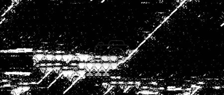 Illustration for Grunge black and white texture, abstract pattern - Royalty Free Image