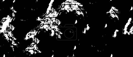 Illustration for Black and white grunge texture. distress rough textured web illustration. - Royalty Free Image