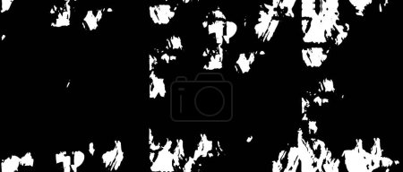 Ilustración de Patrón de fondo de media raya grunge grunge abstracto. Ilustración vectorial de línea en blanco y negro - Imagen libre de derechos