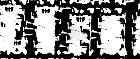 Illustration for Abstract Distressed overlay halftone background. - Royalty Free Image