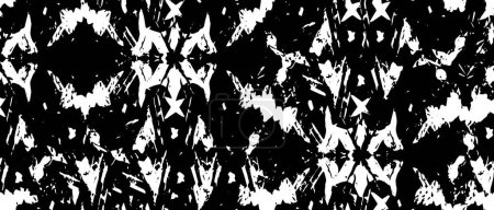 Illustration for Distressed black and white texture - Royalty Free Image