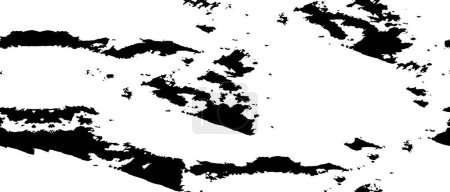 Ilustración de Fondo grunge abstracto en blanco y negro, textura vectorial - Imagen libre de derechos