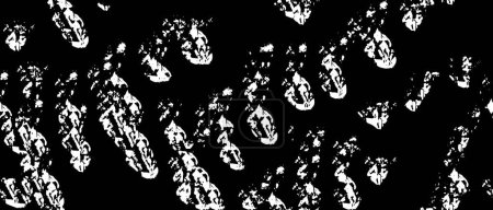 Ilustración de Fondo grunge abstracto en blanco y negro, textura vectorial - Imagen libre de derechos