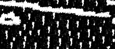 Illustration for Grunge overlay layer. Abstract black and white vector background. Monochrome vintage surface - Royalty Free Image