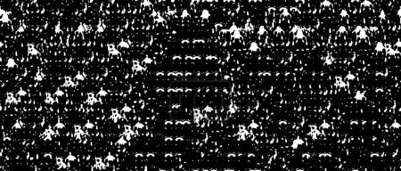 Ilustración de Capa superpuesta de grunge. Fondo vectorial abstracto en blanco y negro. Superficie vintage monocromática - Imagen libre de derechos