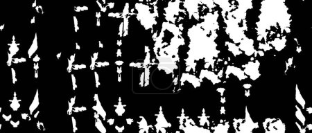 Ilustración de Blanco negro patrón texturizado, fondo abstracto - Imagen libre de derechos