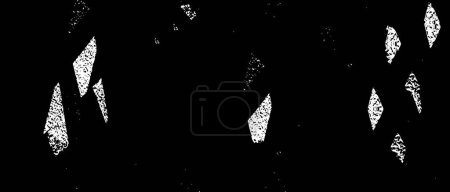 Illustration for Abstract vintage scratched black ink texture and background, vector - Royalty Free Image