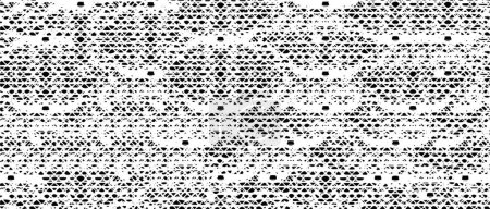 Illustration for Abstract black and white grunge texture. monochrome texture. - Royalty Free Image