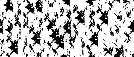 Ilustración de Capa superpuesta de grunge. Fondo vectorial abstracto en blanco y negro. Superficie vintage monocromática - Imagen libre de derechos