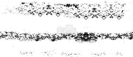 Ilustración de Fondo abstracto texturizado en blanco y negro - Imagen libre de derechos