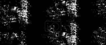 Illustration for Abstract black and white grunge background. vector texture - Royalty Free Image