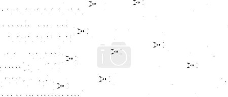 Illustration for Grunge black and white pattern. Monochrome particles abstract texture. Dark design background surface. - Royalty Free Image