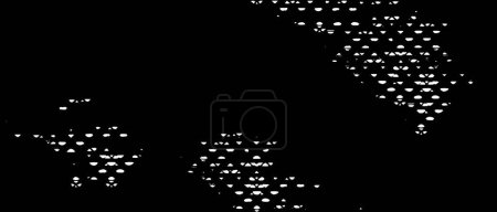 Ilustración de Grunge patrón negro y blanco oscuro. plantilla para su espacio de copia. - Imagen libre de derechos
