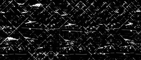Illustration for Dirty Black and White Monochrome Vector Abstract Texture - Royalty Free Image