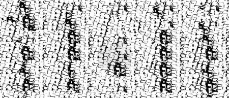 Ilustración de Vector monocromo blanco y negro sucio Textura abstracta - Imagen libre de derechos
