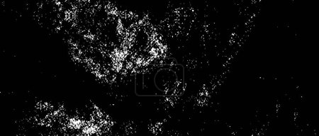 Ilustración de Sucio Blanco y Negro Gritty Monocromo Vector Textura abstracta - Imagen libre de derechos