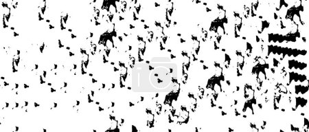 Ilustración de Tinta manchada Grunge Monocromo abstracto, blanco y negro textura de la superficie para su diseño - Imagen libre de derechos