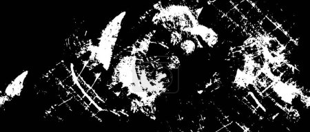 Illustration for Abstract Monochrome Grunge Background. - Royalty Free Image