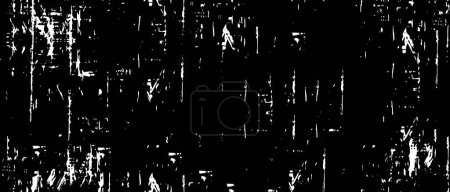 Illustration for Gritty Monochrome  Abstract Grunge Background - Royalty Free Image