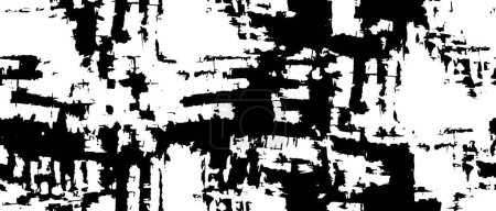 Téléchargez les illustrations : Arrière-plan grunge. texture noir et blanc. - en licence libre de droit