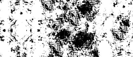 Illustration for Abstract dark texture in black and white colors, vector illustration - Royalty Free Image