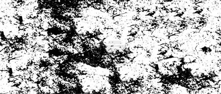 Ilustración de Textura oscura abstracta en colores blanco y negro, ilustración vectorial - Imagen libre de derechos