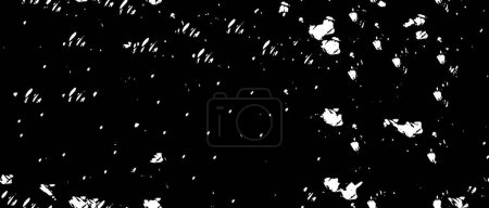 Illustration for Abstract Black stamp distress rough vector background. Black grunge texture for background - Royalty Free Image