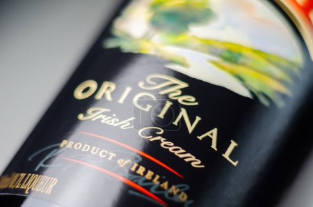 Photo for LONDON, UK - 22  MARCH 2024 Baileys Original Irish Cream Liqueur, the original Irish cream liqueur that offers a delicious combination of creaminess, sweetness and a hint of heat from Irish whiskey - Royalty Free Image