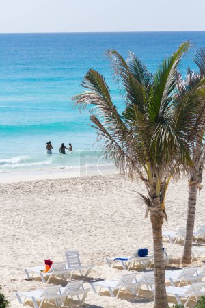 Foto de Vacaciones en la playa del Mar Caribe - Imagen libre de derechos