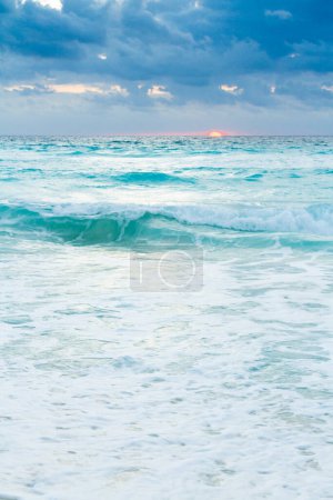 Photo for Sunrise over the beach on Caribbean Sea. - Royalty Free Image
