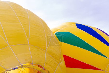 Photo for Annual hot air balloon festival in Erie, Colorado. - Royalty Free Image