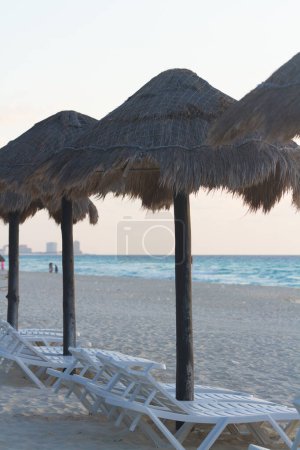 Photo for Vacationing on the beach of the Caribbean Sea. - Royalty Free Image
