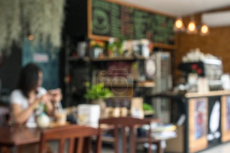 Téléchargez les photos : An environment in cafe shop with blurred background. - en image libre de droit