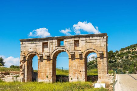 Foto de Ruinas de Patara, una antigua ciudad de Lycian cerca de Kalkan en la provincia de Antalya, Turquía. - Imagen libre de derechos