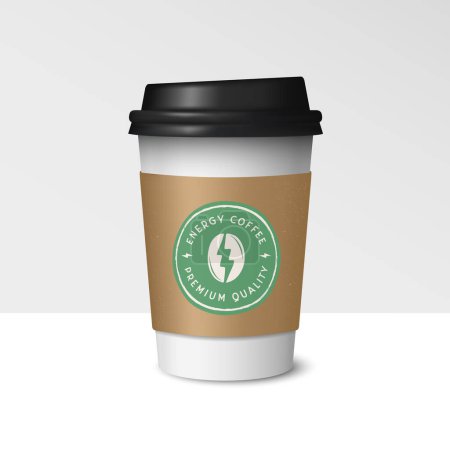 Illustration for Coffee cup. vector illustration. - Royalty Free Image