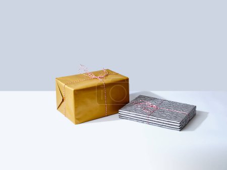 Photo for Set of gift packages in studio - Royalty Free Image