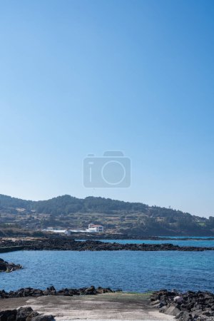 Foto de Paisaje marino en la isla de Jeju, Corea - Imagen libre de derechos