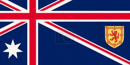 Australian Giving Commonwealth of Nations flag. Illustration of flag. Illustration of Australian Commonwealth flag. Australian national symbol.