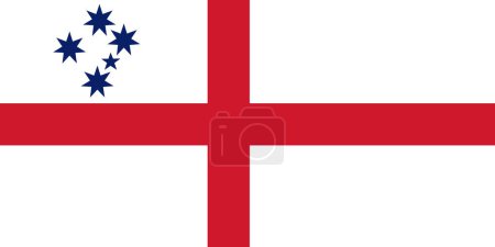 Photo for Flag of English Australian Flag. Illustration of Australian symbol. English Australian Flag Illustration - Royalty Free Image