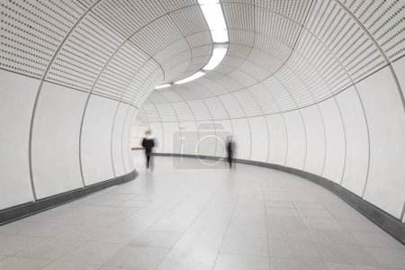 Photo for Futuristic feel in an underground footpath - Royalty Free Image