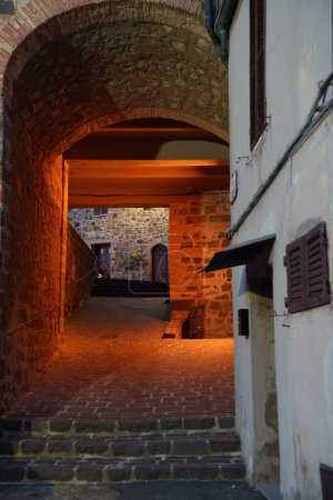 Photo for Radicofani, historic town in Siena province, Tuscany, Italy - Royalty Free Image