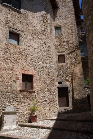 Photo for Petrella Salto, old village in Rieti province, Lazio, Italy - Royalty Free Image