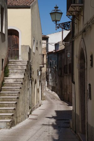 Foto de Acerenza, ciudad histórica en la provincia de Potenza, Basilicata, Italia - Imagen libre de derechos