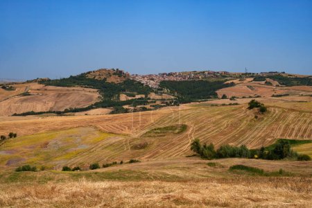 Photo for Country landscape near Lacedonia, Avellino province, Campania, Italy - Royalty Free Image