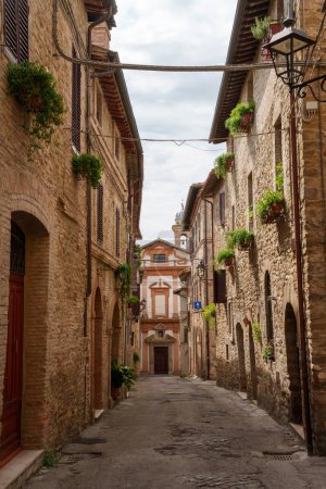 Historic buildings of Bevagna, Perugia province, Umbria, Italy