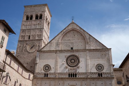 Assisi, historic city in Perugia province, Umbria, Italy: San Rufino church
