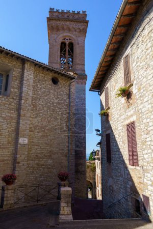 Corciano, mittelalterliches Dorf in der Provinz Perugia, Umbrien, Italien