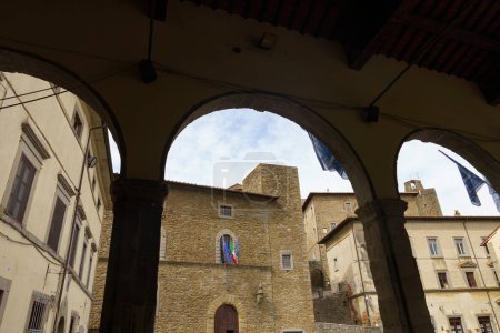 Historic buildings of Castiglion Fiorentino, in Arezzo province, Tuscany, Italy